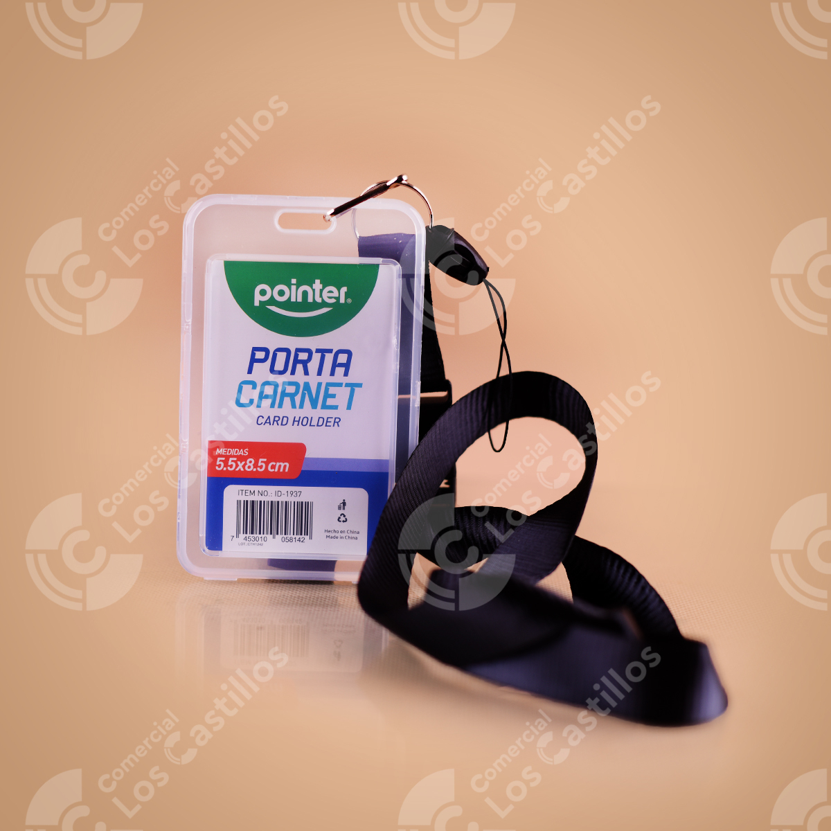 22003450_0 Porta Carnet Transparente 5.5X8.5 Cm - Comercial Los Castillos