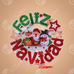 Adorno Navideño 'Feliz Navidad' Multicolor