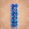 Bambalinas De Navidad - Decoración Festiva Azul (8Cm, 24 Piezas) - Comercial Los Castillos