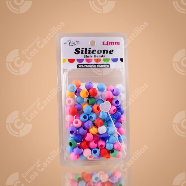 22003723_0 Bolitas de Silicona para Trenzas 14mm - Comercial Los Castillos