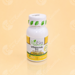 Vitamina D3 5000IU - Apoyo al Sistema Inmunológico (100 Cápsulas)