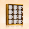 Set Taza De Cafe Blanca - Comercial Los Castillos