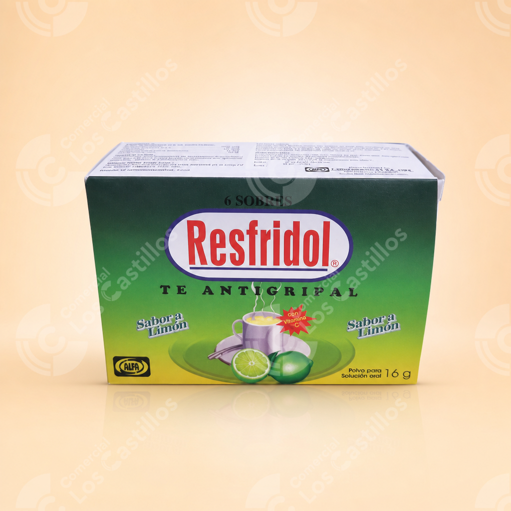 89458_0 Resfridol Té - Alivio De Síntomas Del Resfriado (6 Sobres) - Comercial Los Castillos