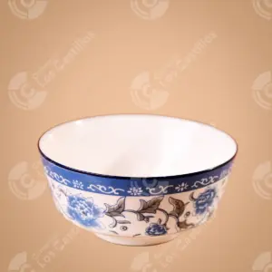 Bowl de Cerámica – Elegancia Floral (8 pulgadas)