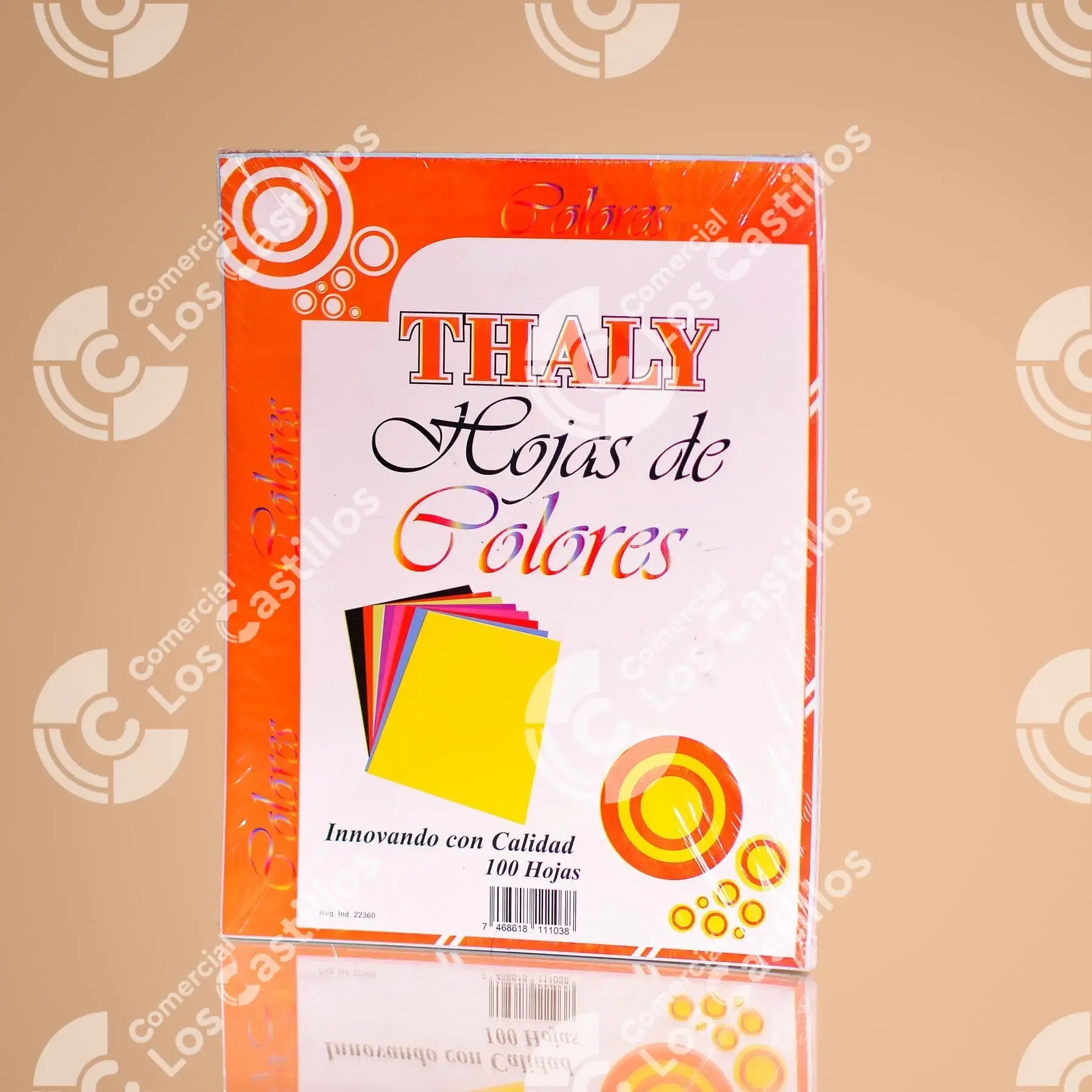 P000003959_0 Hojas De Colores Pasteles (Paquete 100 Hojas) - Comercial Los Castillos