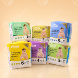 Pañales De Bebé Super Delgados Tallas Nb–Xxl
