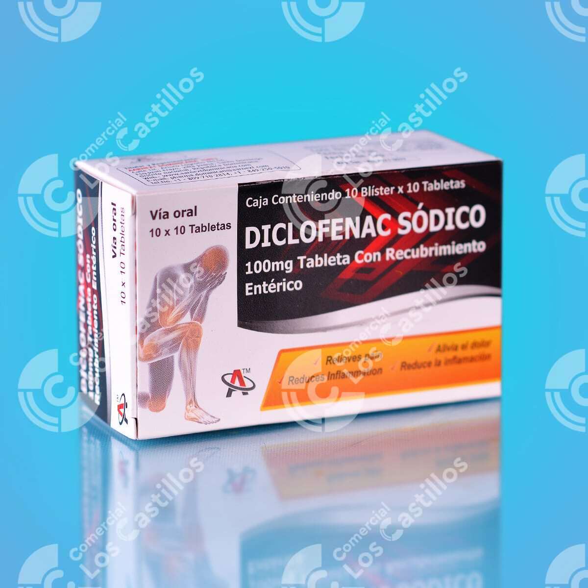 00533_1 Diclofenac 100 Mg - Alivio Del Dolor (Unidad) - Comercial Los Castillos