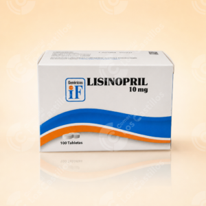Genéricos iF Lisinopril 10 mg 100 Tabletas