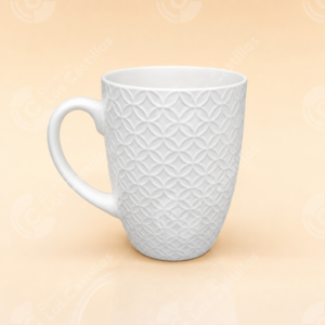 Pozuelo MM-3127 Taza de Cerámica Blanca 14oz
