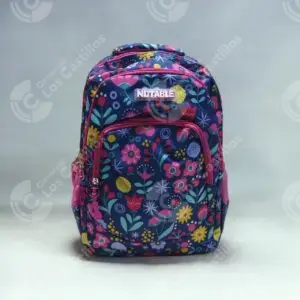 Notable Mochila Escolar Floral 18P