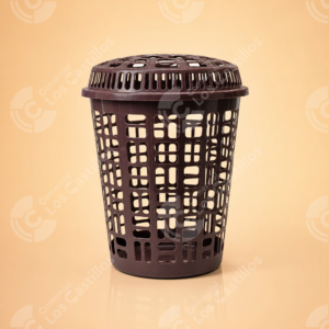 Hamper Plástico con Tapa 50x43 cm