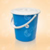 Cubo Plástico Con Tapa 9 Litros Plastica - Comercial Los Castillos