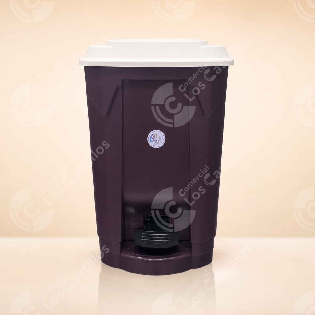 A317_0 Zafacón con Pedal y Tapa 30 Litros - Comercial Los Castillos