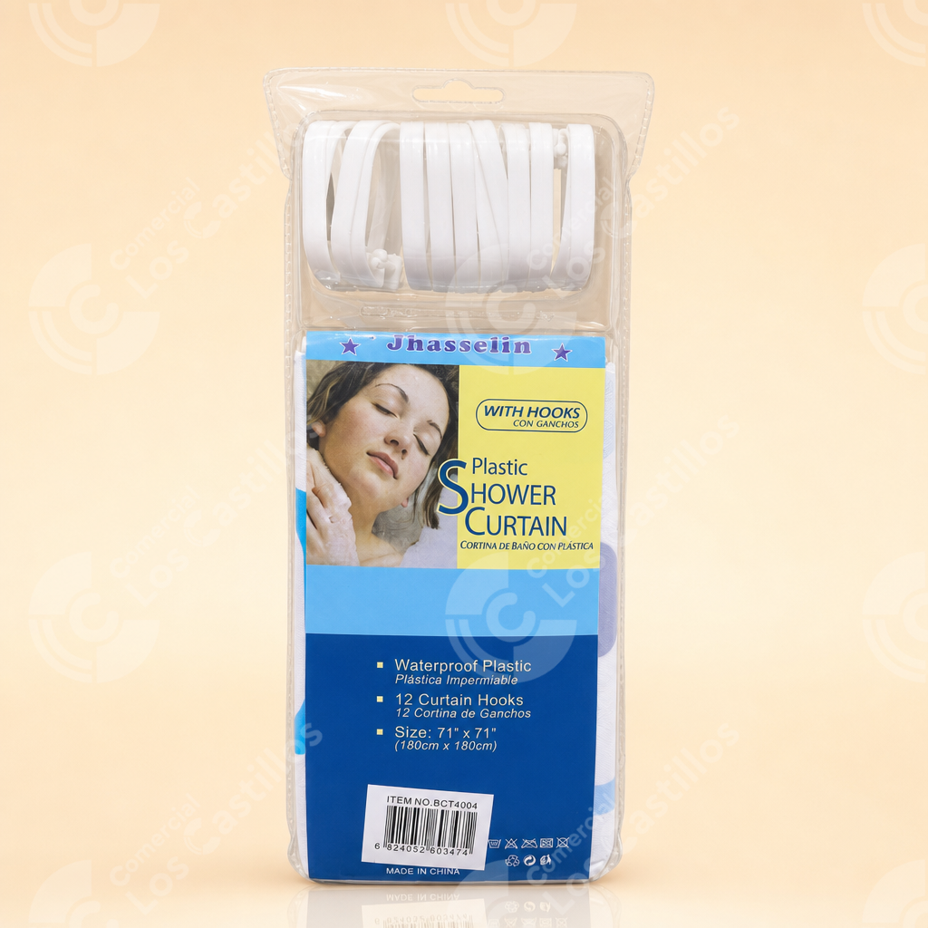 22001480_1 Cortina de Baño - Diseño Moderno y Minimalista (Unidad) - Comercial Los Castillos
