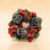 Corona de Navidad Decorativa 50cm x 23cm - Comercial Los Castillos