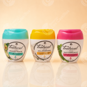 Teatrical Crema Facial 100g – Humectante, Aclaradora o Antiarrugas