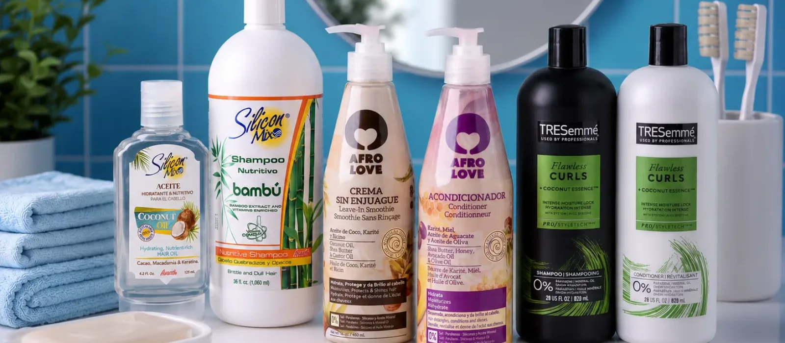 Cuidado del Cabello Rizado Rutina y Productos Sanos